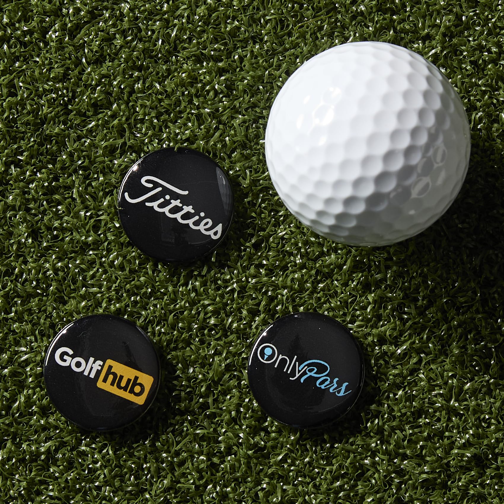 Magnetic Golf Hat Clip Marker - 3 Pack Gift Set for Men & Women | Perfect for Golf Accessories & Funny Gifts