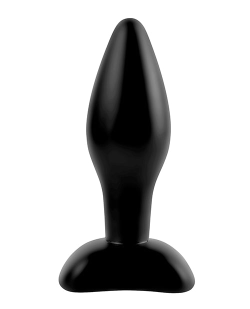 Anal Fantasy Collection Small Silicone Butt Plug Kit - 3.5 Inch Black - Perfect for Beginners & Sensual Play
