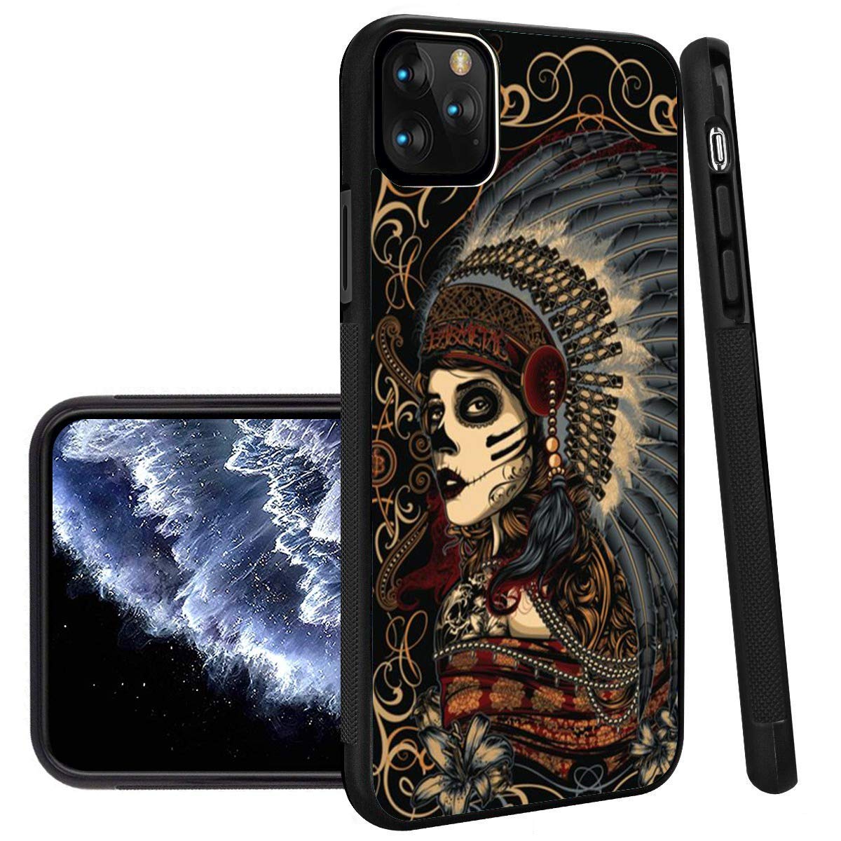 **Indian Tribal Design iPhone 11 Pro Max Case - Shockproof, Non-Slip TPU Protective Cover with Soft Texture | Perfect for Outdoor Adventures & Daily Use**