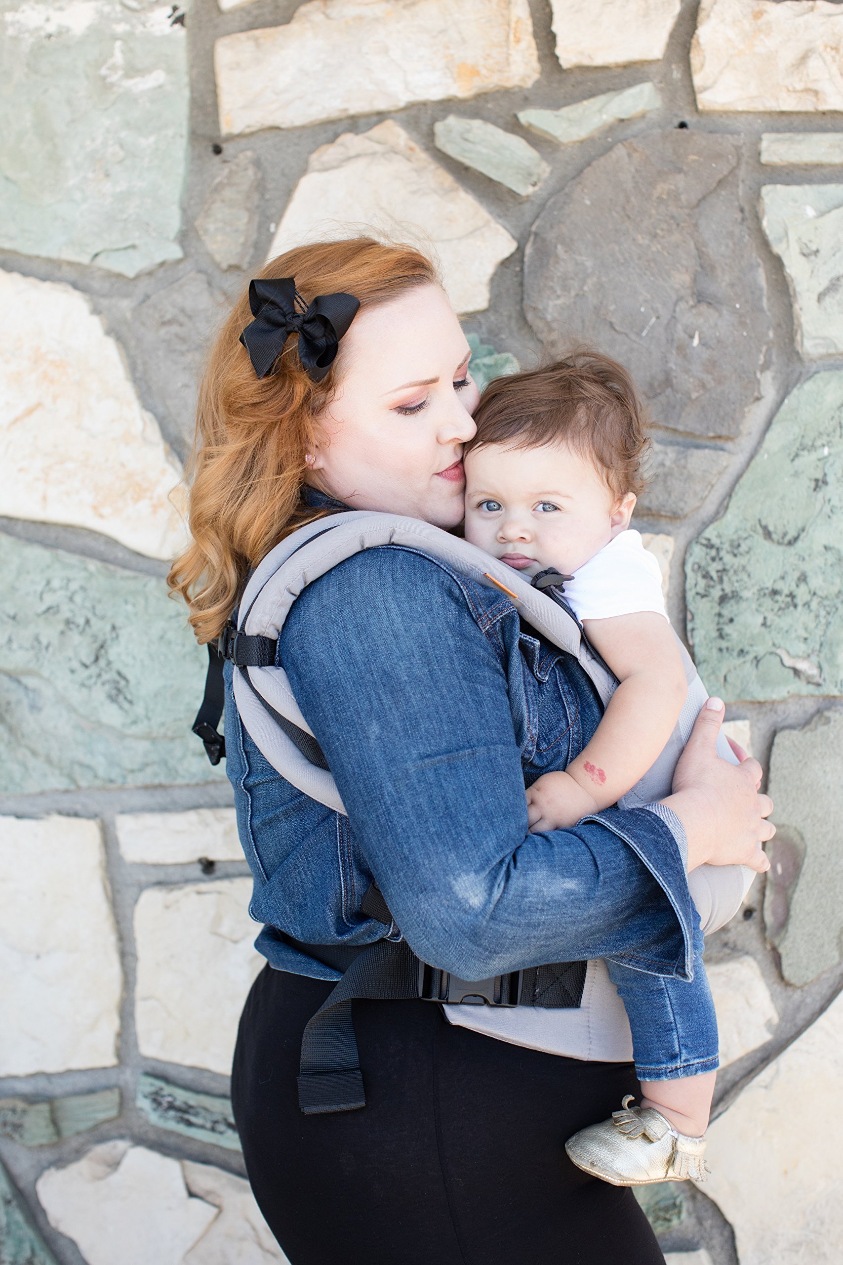 Tula Free-to-Grow Coast Mesh Baby Carrier 7-45 lbs - Adjustable Ergonomic Infant to Toddler Carrier - Front & Back Carry - Lightweight Breathable for Summer - Perfect for Hiking, Travel & Daily Use