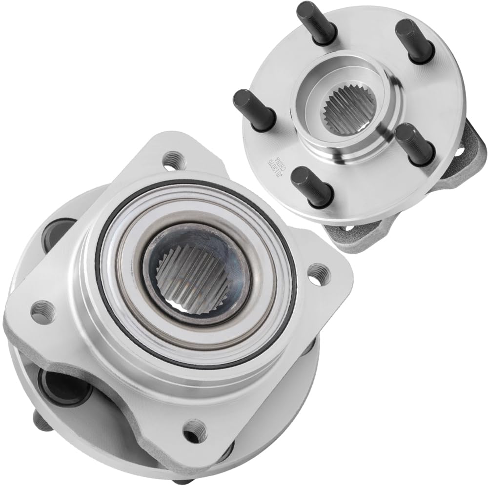 2-Pack Front Hub Bearing Assembly - Compatible with Chrysler Daytona, Dynasty, Imperial, Town & Country | Dodge Caravan, Daytona, Dynasty | Plymouth Acclaim, Grand Voyager, Sundance - Perfect for Smooth Ride & Wheel Replacement