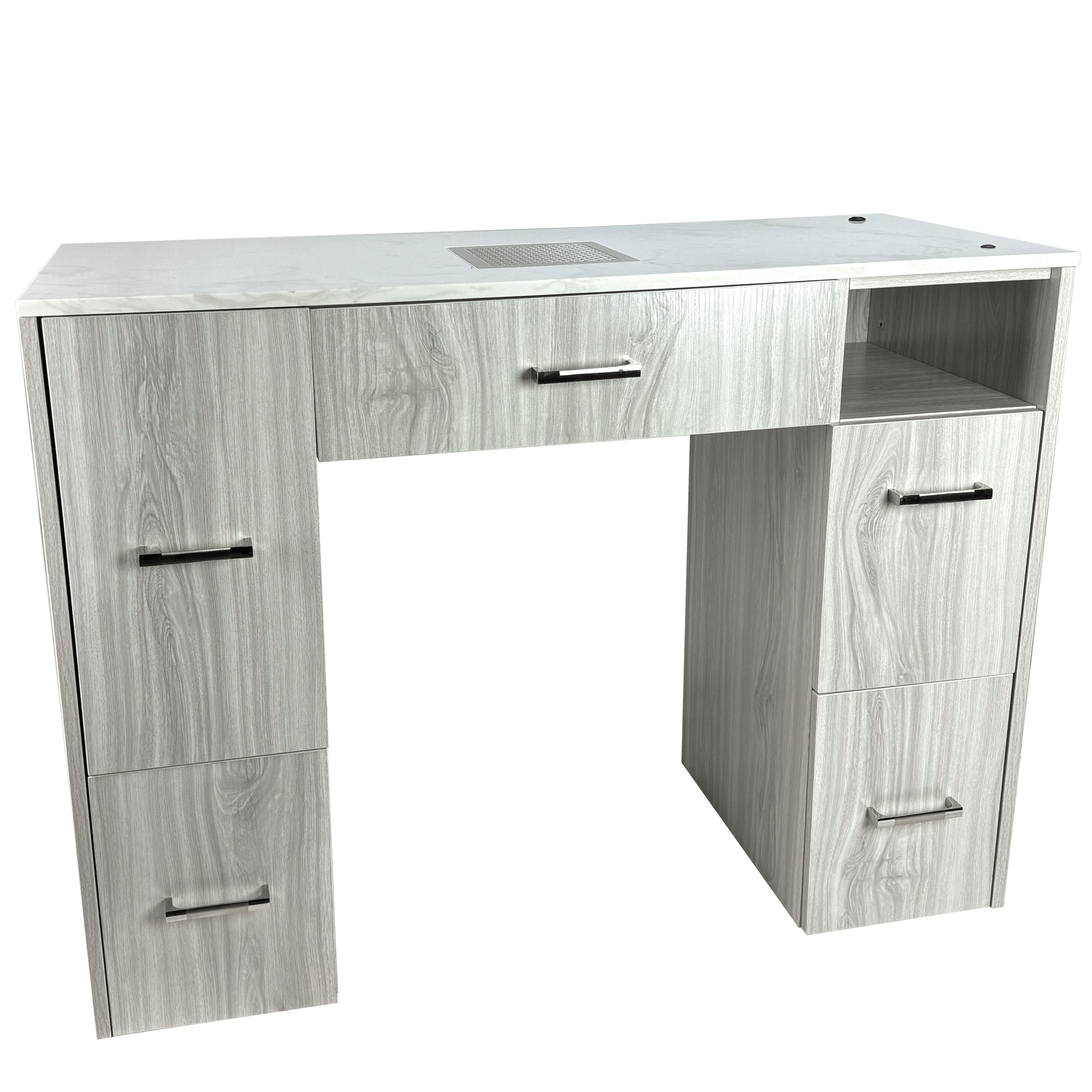 Fiori Omni Professional Nail Table with Built-in Dust Collector - Perfect for Salon, Spa & Home Manicure/Pedicure Stations