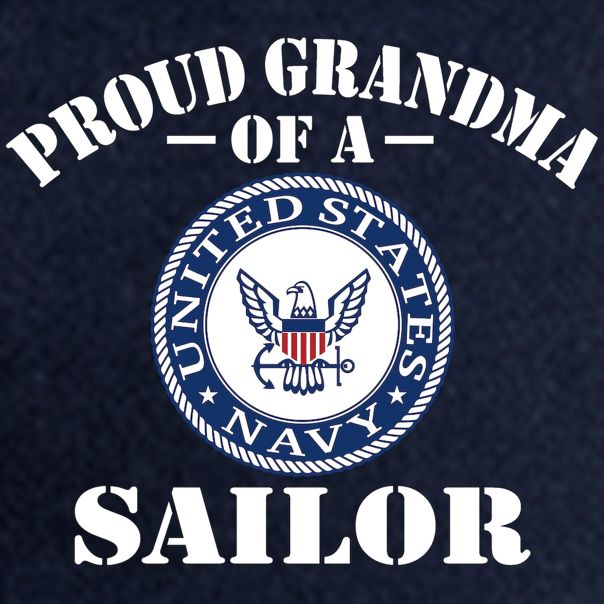 Proud Grandma of a US Navy Sailor Women's Zip-Up Hoodie - Comfortable Fleece Sweatshirt for Casual Wear & Navy Family Support