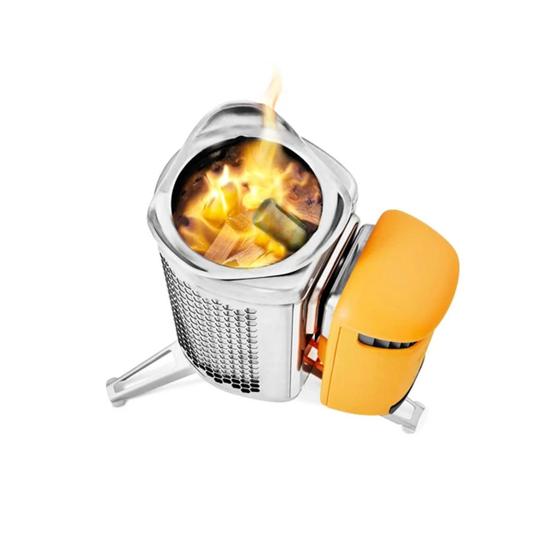 BioLite CampStove 2 Plus Portable Wood Burning Camping Stove with USB Charger - Perfect for Outdoor Cooking, Camping Trips & Emergency Power Supply
