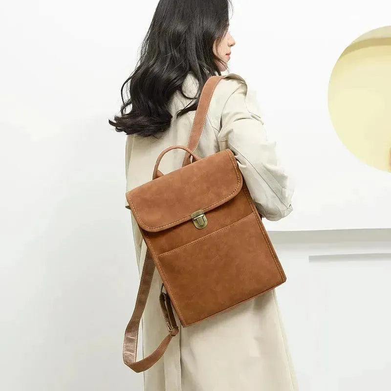 Premium Soft Leather Women's Backpack - Stylish & Durable for Work, Travel & College | VC Quality Fashion Accessory