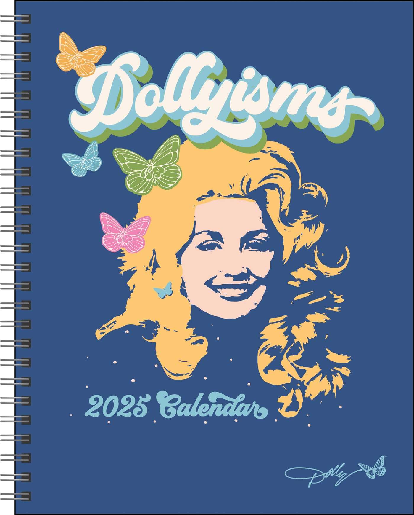 Dollyisms 2025 Softcover Monthly & Weekly Planner Calendar - Perfect for Organizing Schedules, Tracking Goals, and Daily Planning at Home, School, or Office