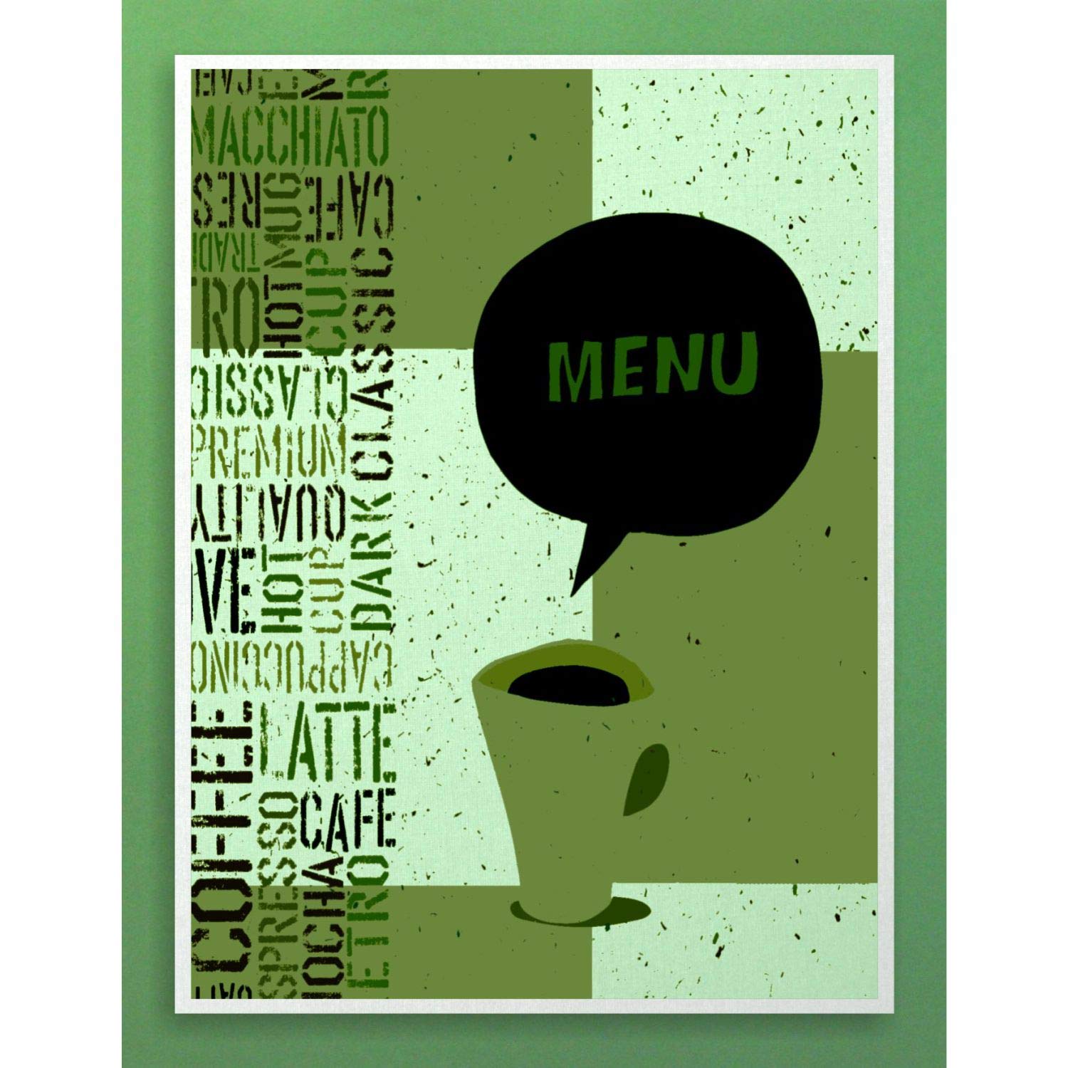 50 Bright Green 65lb Cardstock Paper - 5