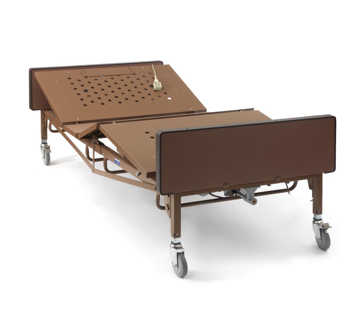 Heavy Duty Bariatric Hospital Bed - Extra Large & Wide for Plus Size Patients - Ideal for Home Care, Nursing Homes, and Medical Facilities