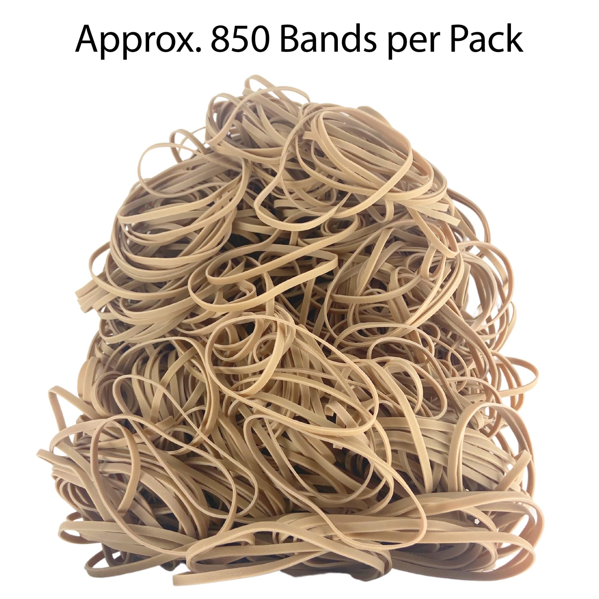 Office Depot #33 Rubber Bands - 3.5 x 0.125 Inch Size - 1 Pound Bulk Bag (2433408) for Office Supplies, Mailing, Packaging & Organizing Documents