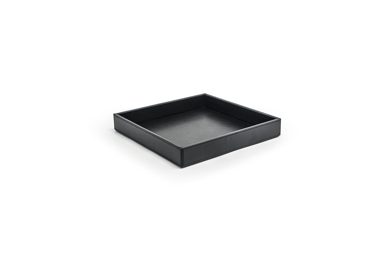 FOH London Square Serving Tray Set of 4 - 12 Inch Elegant Tea Tray for Afternoon Tea, Breakfast in Bed, or Home Decor - Perfect for Entertaining Guests or Gift Giving
