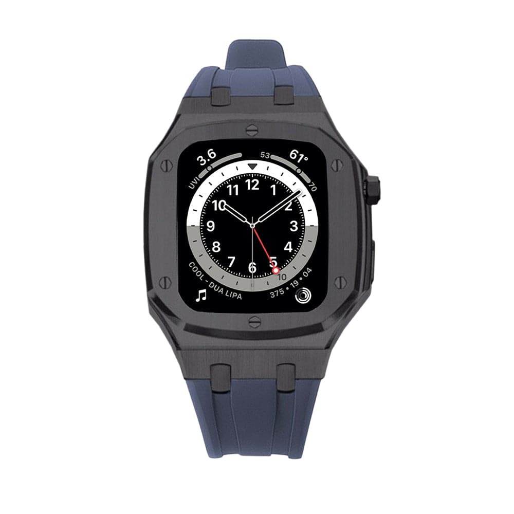 Apple Watch Rugged Rubber Case for iWatch Series 6/7 - Shockproof Protective Cover for Outdoor Sports & Fitness Activities