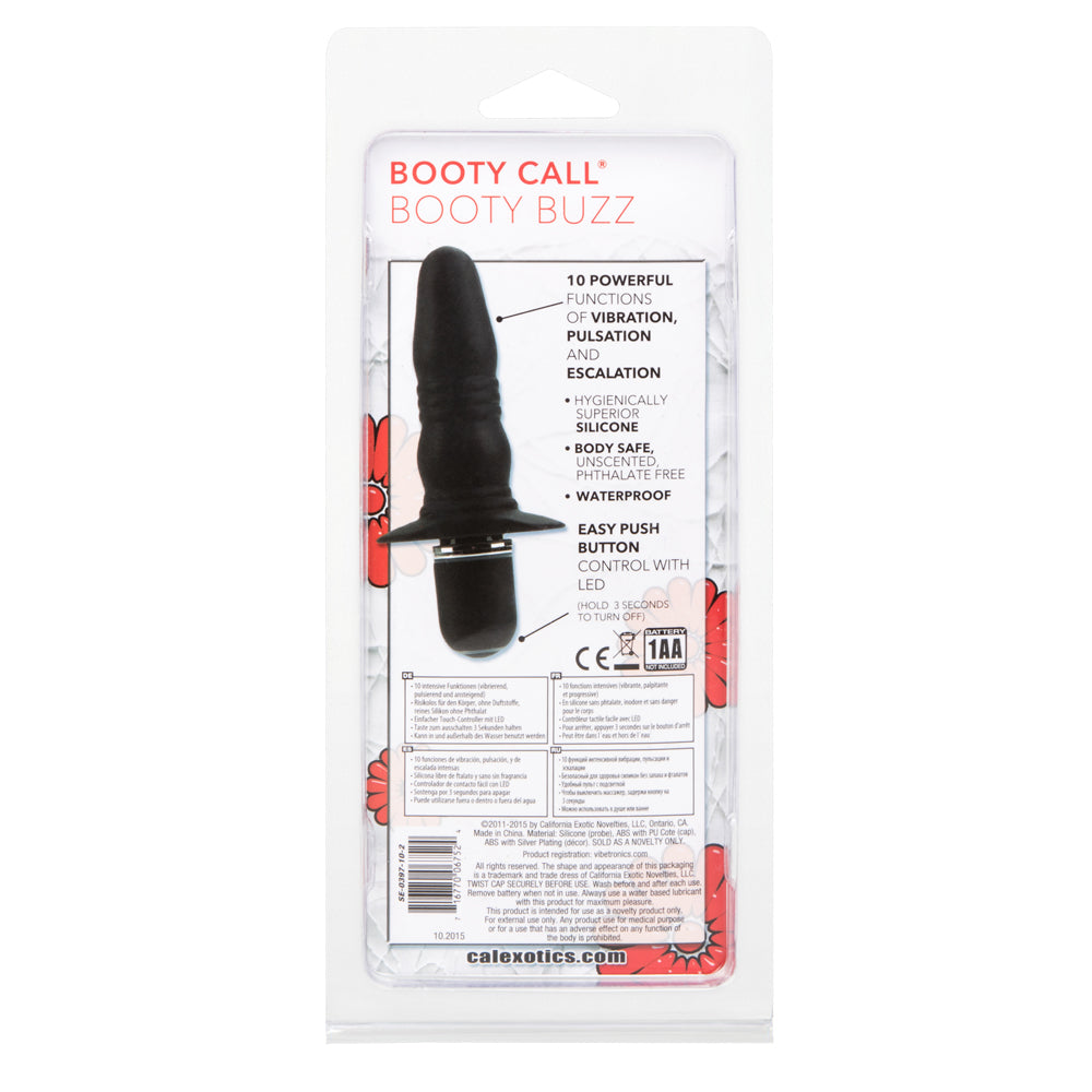 Ribbed Vibrating Anal Plug - Booty Call Booty Buzz for Enhanced Pleasure - Perfect for Couples Play & Solo Exploration