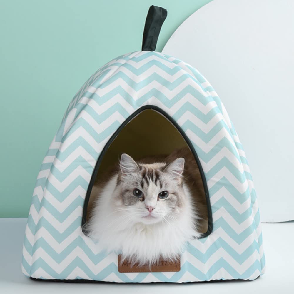 Premium M PETS Tasmania Pet House - Cozy & Durable Indoor/Outdoor Dog & Cat Shelter for All Seasons - Perfect for Home, Yard, Camping & Travel Use