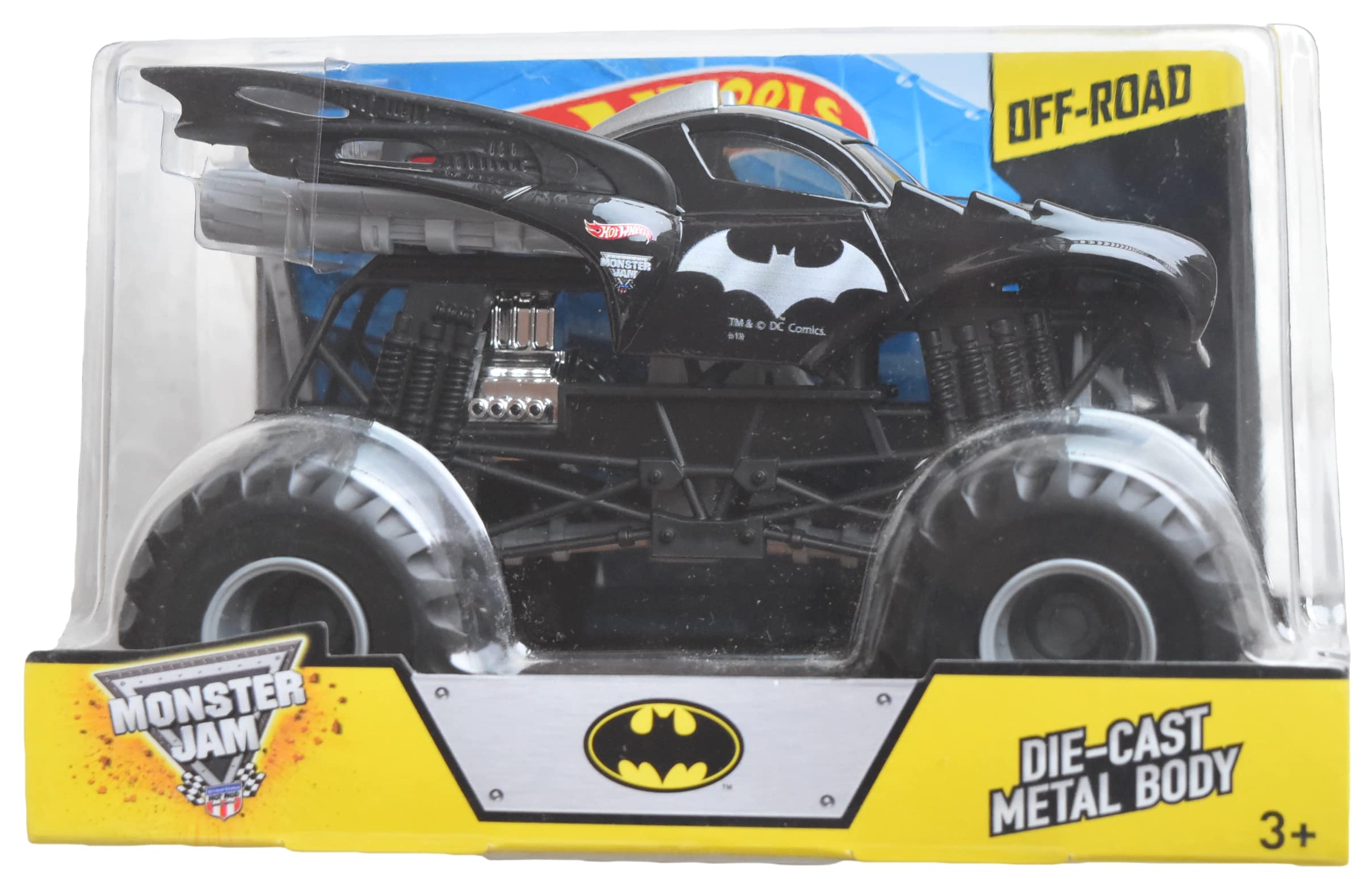 Hot Wheels Monster Jam Batman Die-Cast Toy Car - 1:64 Scale Collectible for Kids & Adults - Perfect for Play, Display & Gifting