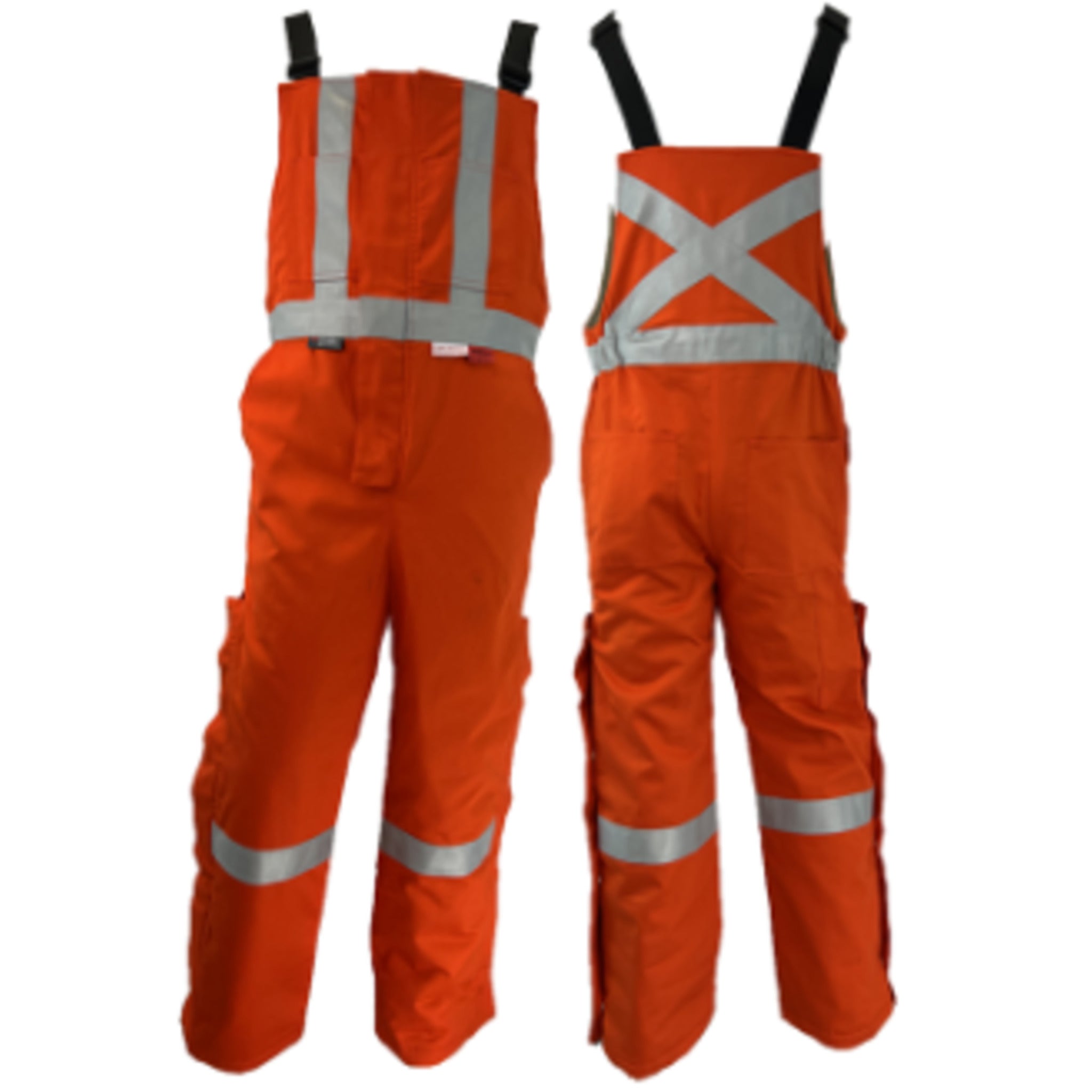 Atlas 2192 Guardian® FR/Arc Flash Winter Insulated Bib Overalls - HRC 4, ATPV 41 cal, 8 oz 88% Cotton/12% Nylon Shell with Modacrylic Lining | Flame Resistant Workwear for Electricians & Utility Workers | Sizes XS-7XL | Cold Weather Protection for Outdoor Industrial Jobs