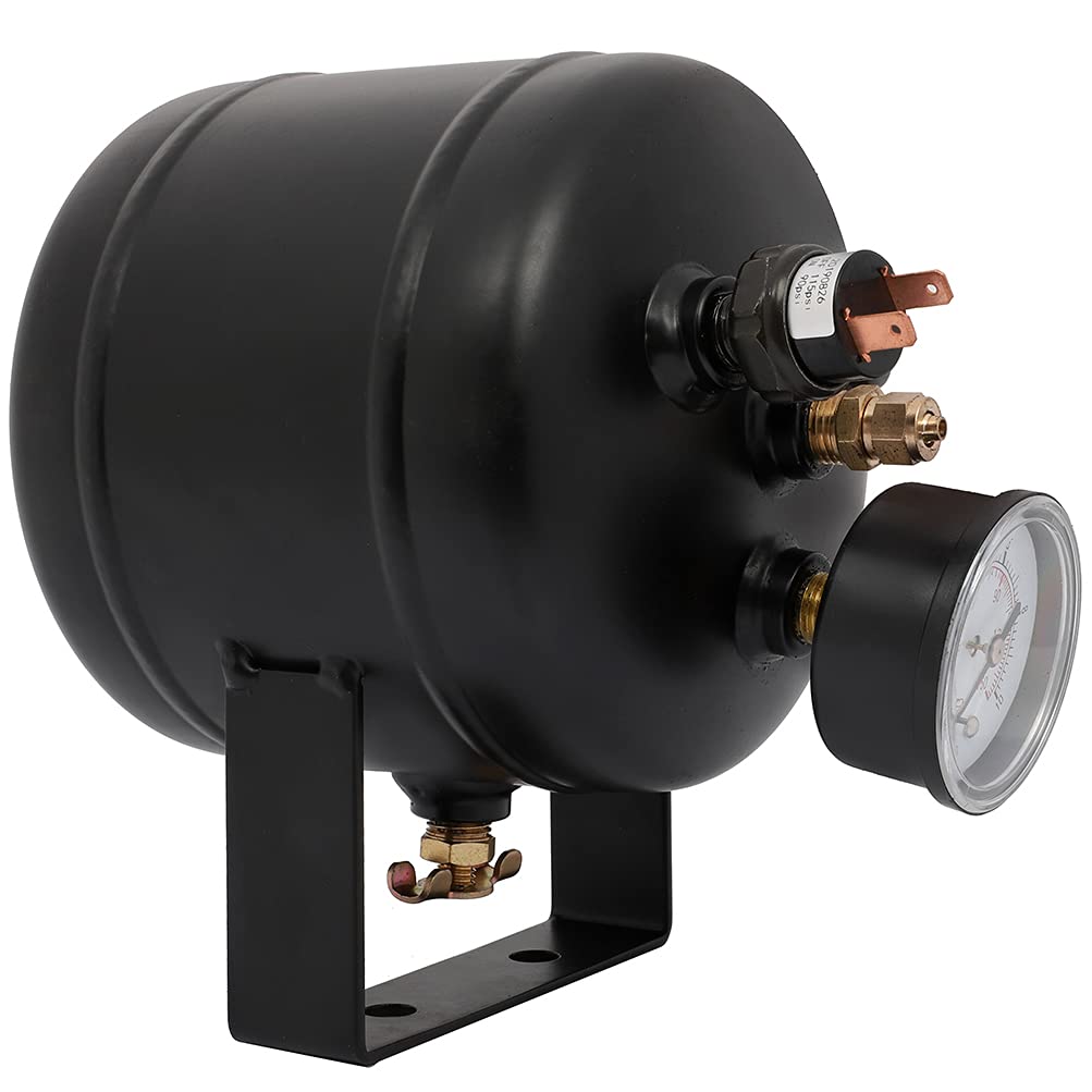 3 Trumpet Electric Train Air Horn Kit - 150 PSI Air Compressor with 0.5 Gallon Tank for Trucks, Cars & Motorcycles (12V) - Loud Warning System for Emergency, Off-Road & Safety Alerts