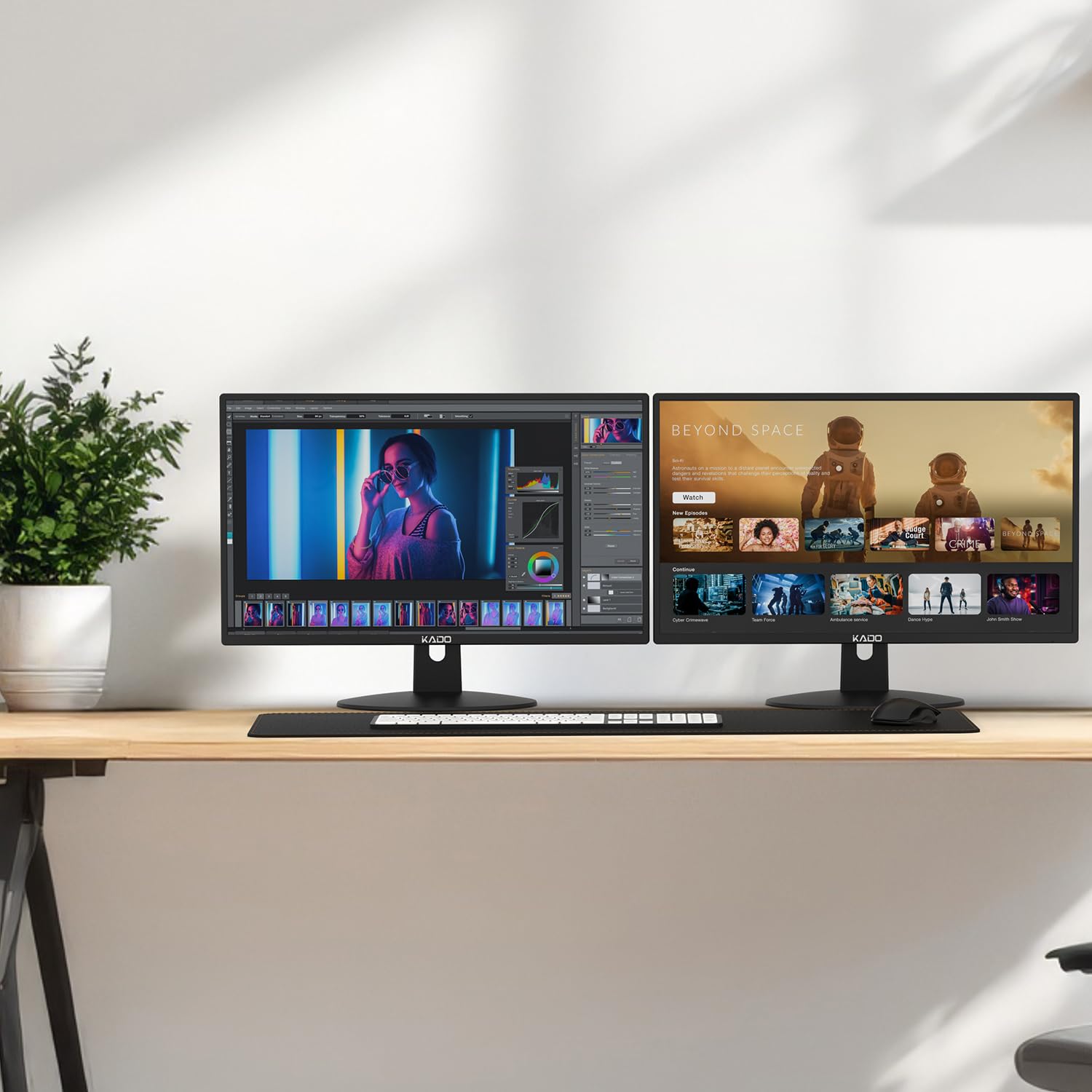 Dual Monitor Setup - 2-Pack 24