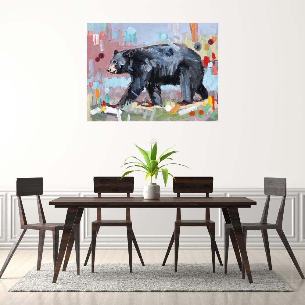 Wild Heart Canvas Wall Art - 56x42 Inch Hand-Painted Fine Art Print by Adam Swanson - Ready to Hang for Living Room, Bedroom, Office & More - Perfect for Home Decor, Gifts & Interior Design
