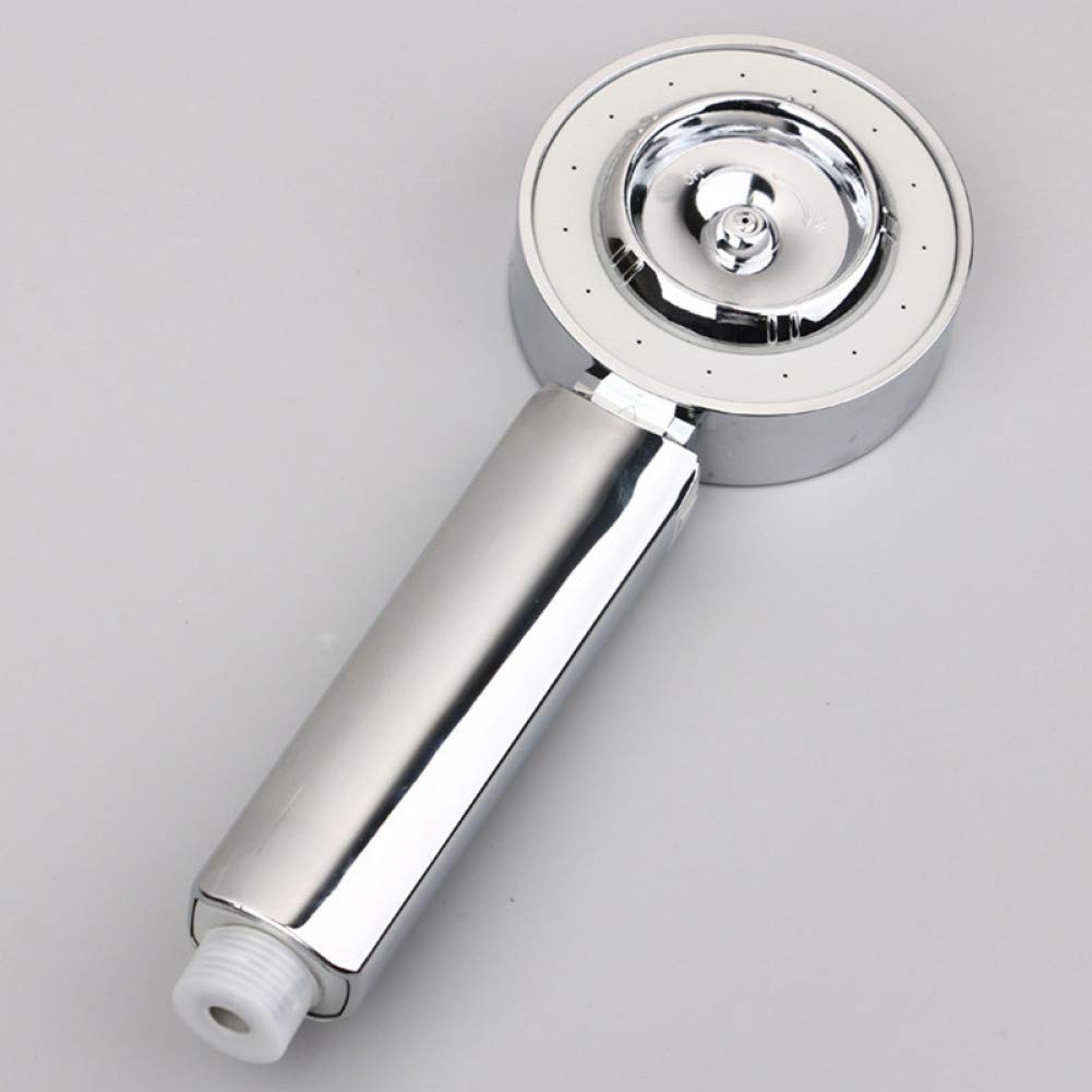 **ZKS-KS Dual Function High Pressure Handheld Shower Head - ABS Chrome Plated, Water Saving Round Design for Bath & Shower - Perfect for Relaxation & Water Conservation**