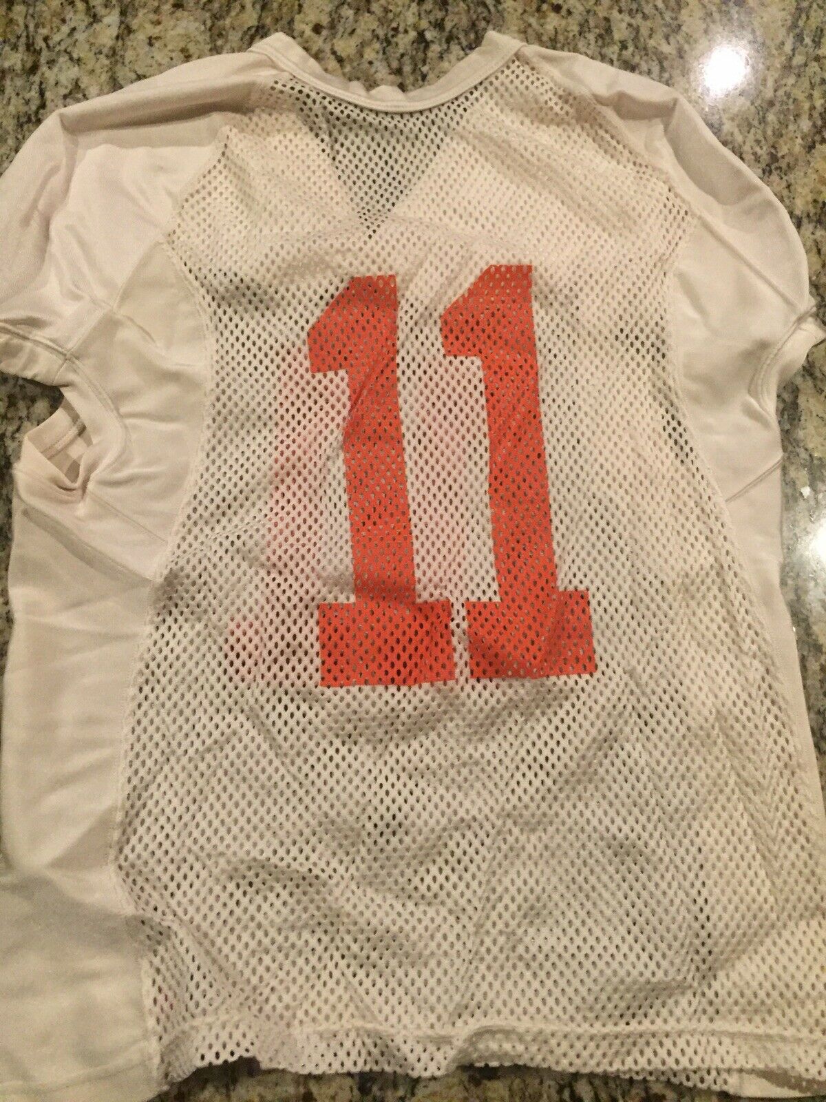 Isaiah Simmons Clemson Tigers #11 Authentic Game-Worn White Football Jersey - Size XL - Perfect for Collectors, Fans, and Game Day Outfits