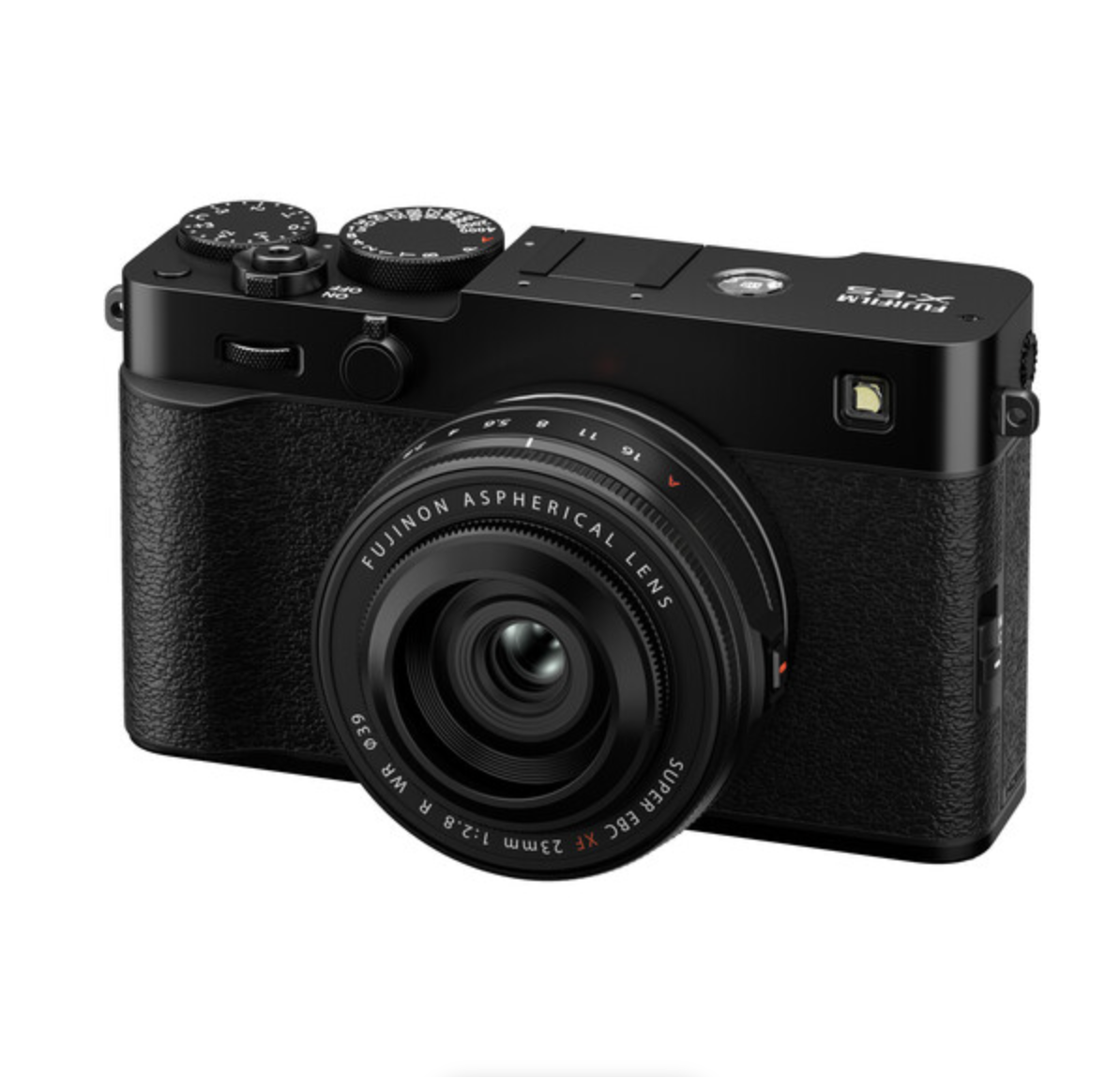 FUJIFILM X-E5 Mirrorless Camera with XF23mmF2.8 R WR Lens Kit (Black) - Compact Travel & Street Photography Digital Camera for Vloggers & Content Creators