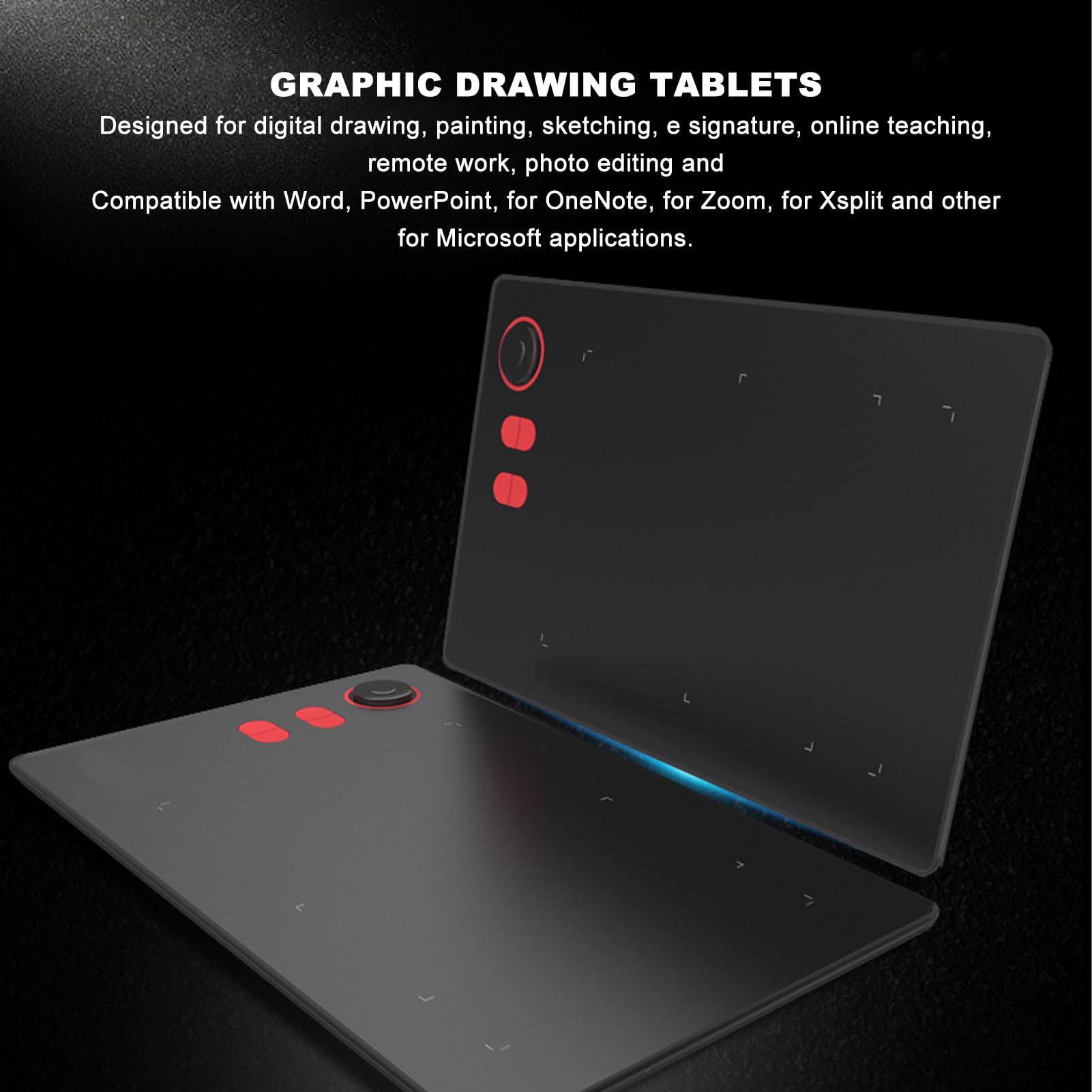 8192 Pressure Sensitivity Drawing Tablet with Battery-Free Stylus, 4 Shortcut Keys - 8.4 x 5.7 Inch Graphic Drawing Pad for Digital Art, Design & Online Teaching | Perfect for Artists, Designers & Remote Educators