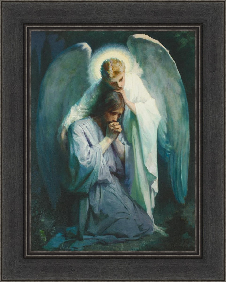 Agony in the Garden - Religious Art Print - Biblical Wall Decor for Home, Church & Office - Jesus Christ Prayer Scene - Christian Gift Idea