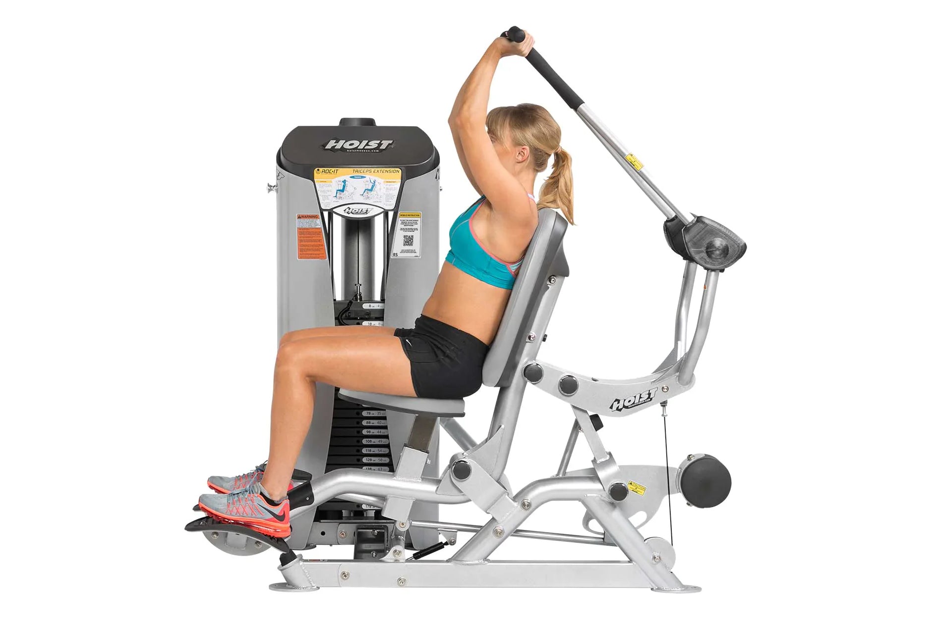 Hoist ROC IT Triceps Extension Machine (RS 1103) - Professional Gym Equipment for Arm Workouts & Strength Training - Perfect for Home Gyms & Fitness Centers