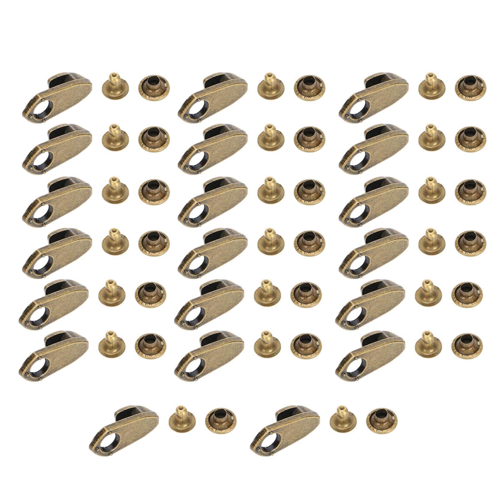 Zerodis 20 Sets Metal Boot Hooks - Heavy Duty Alloy Shoe Lace Hooks for Hiking, Camping & Climbing - Repair Accessories for Boots & Outdoor Shoes - Perfect for Trail Hiking, Mountain Climbing & Backpacking Adventures