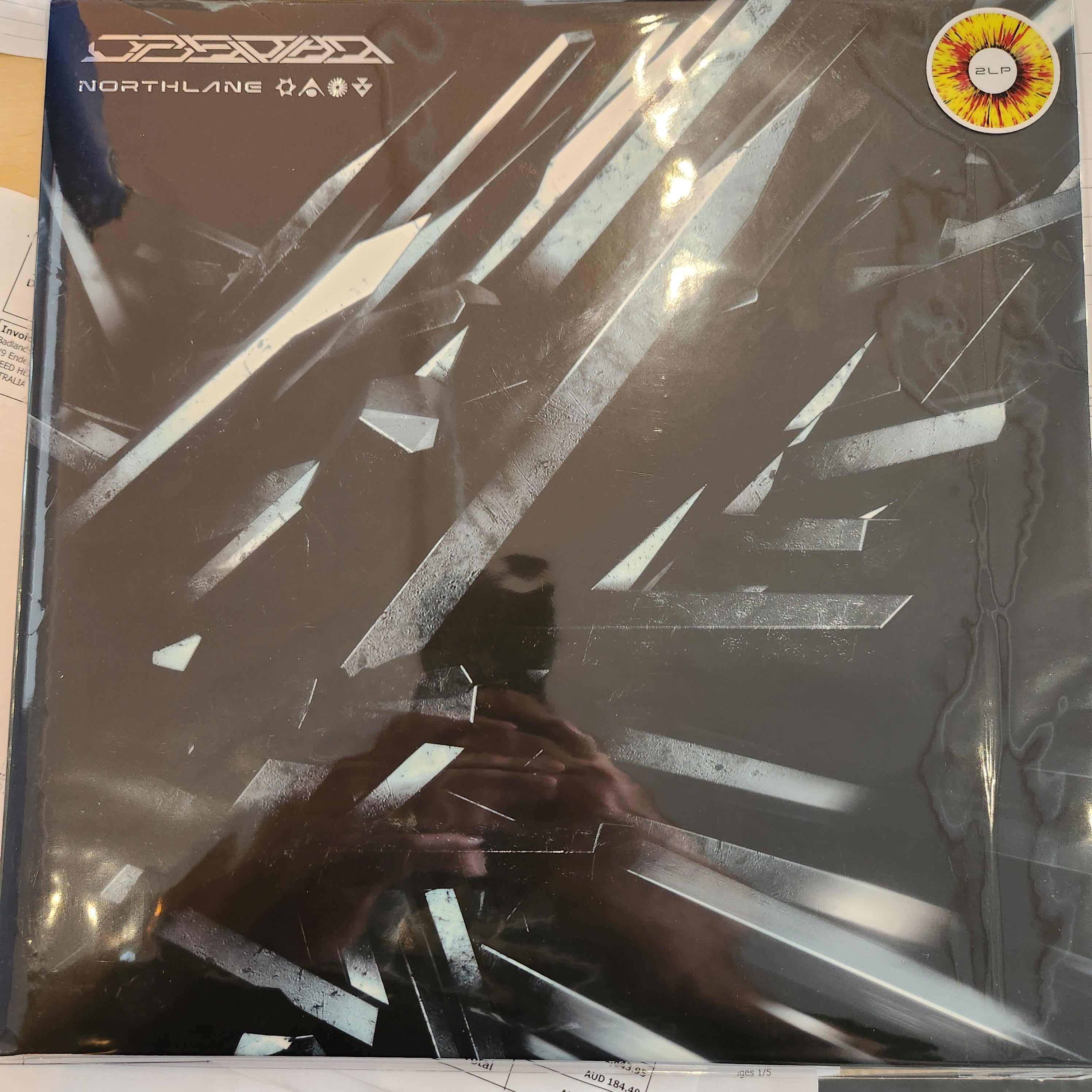 Northlane Obsidian Limited Edition Yellow Splatter Vinyl Record - Heavy Metal Music LP for Collectors & Audiophiles - Perfect for Home Listening, Gifts & Music Collections