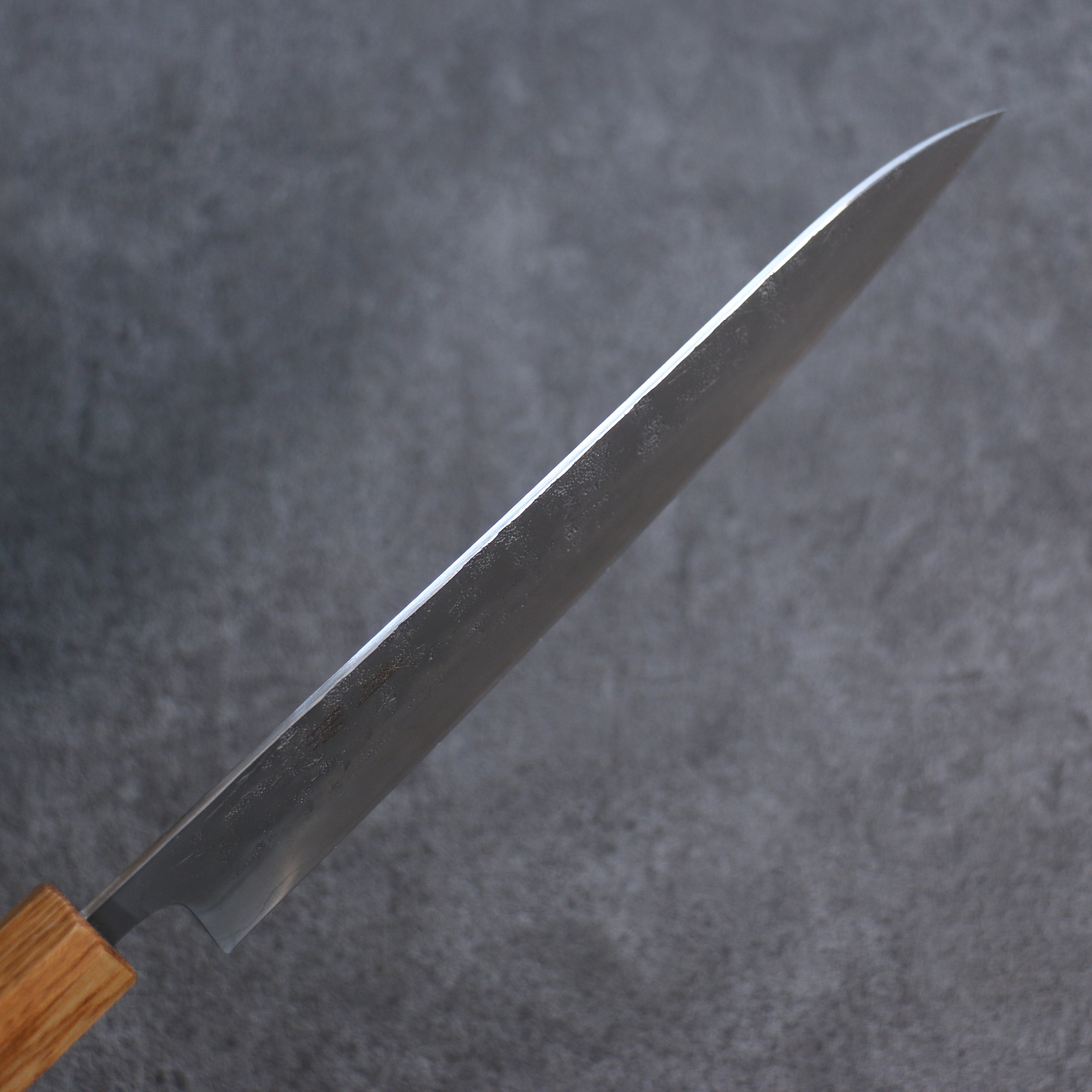 Premium Seisuke SLD Washiji Gyuto 210mm Japanese Chef Knife with Burnt Oak Handle - Perfect for Sushi, Sashimi, and Precision Cutting in Professional Kitchens