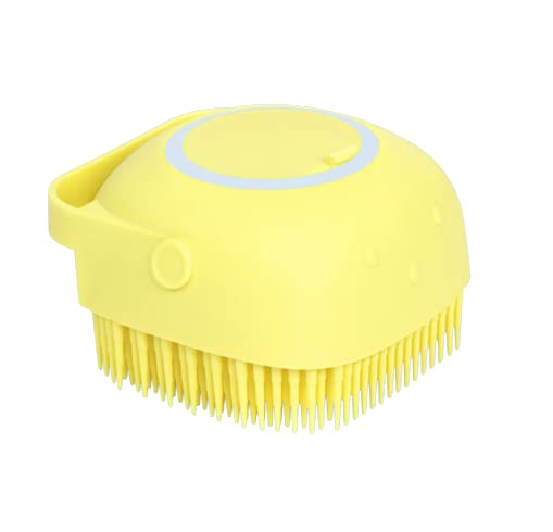 Premium Silicone Massage Bath Brush for Hair, Scalp & Body - Exfoliating Scrubber & Massager with Soap Dispenser | Ideal for Shower, Spa & Relaxation at Home