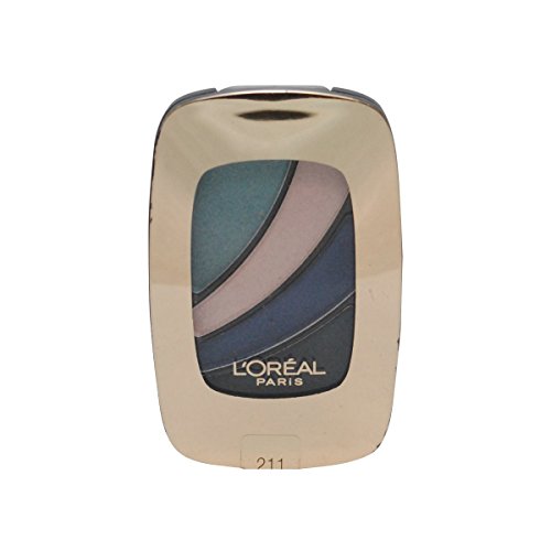 L'Oreal Paris Colour Riche Eyeshadow Quad - Blue Haute Couture Palette, 0.17 Oz (2 Pack) | Long-Lasting Pigmented Eye Makeup for Day & Night Looks, Party & Special Occasions