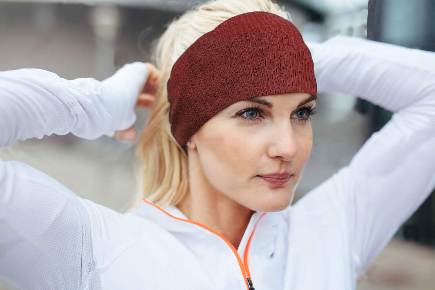 FORBUSITE 2 Pack Women's Slouchy Ponytail Beanie Hats - Thin Summer Knit Caps with Ponytail Hole - Multifunctional for Running, Yoga & Outdoor Activities