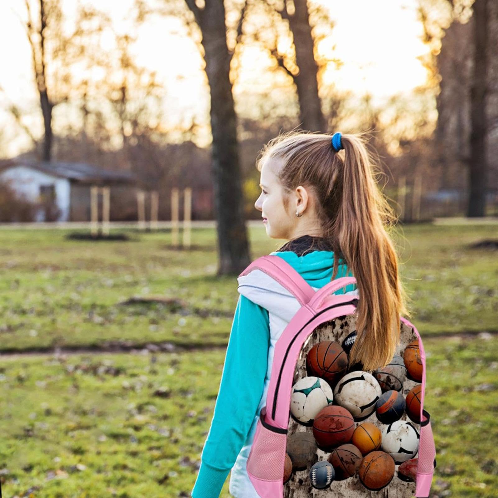 Stylish Travel Backpack for Women & Men - Durable Sports Backpack for Basketball, Football & Baseball - Perfect for Gym, School & Outdoor Adventures