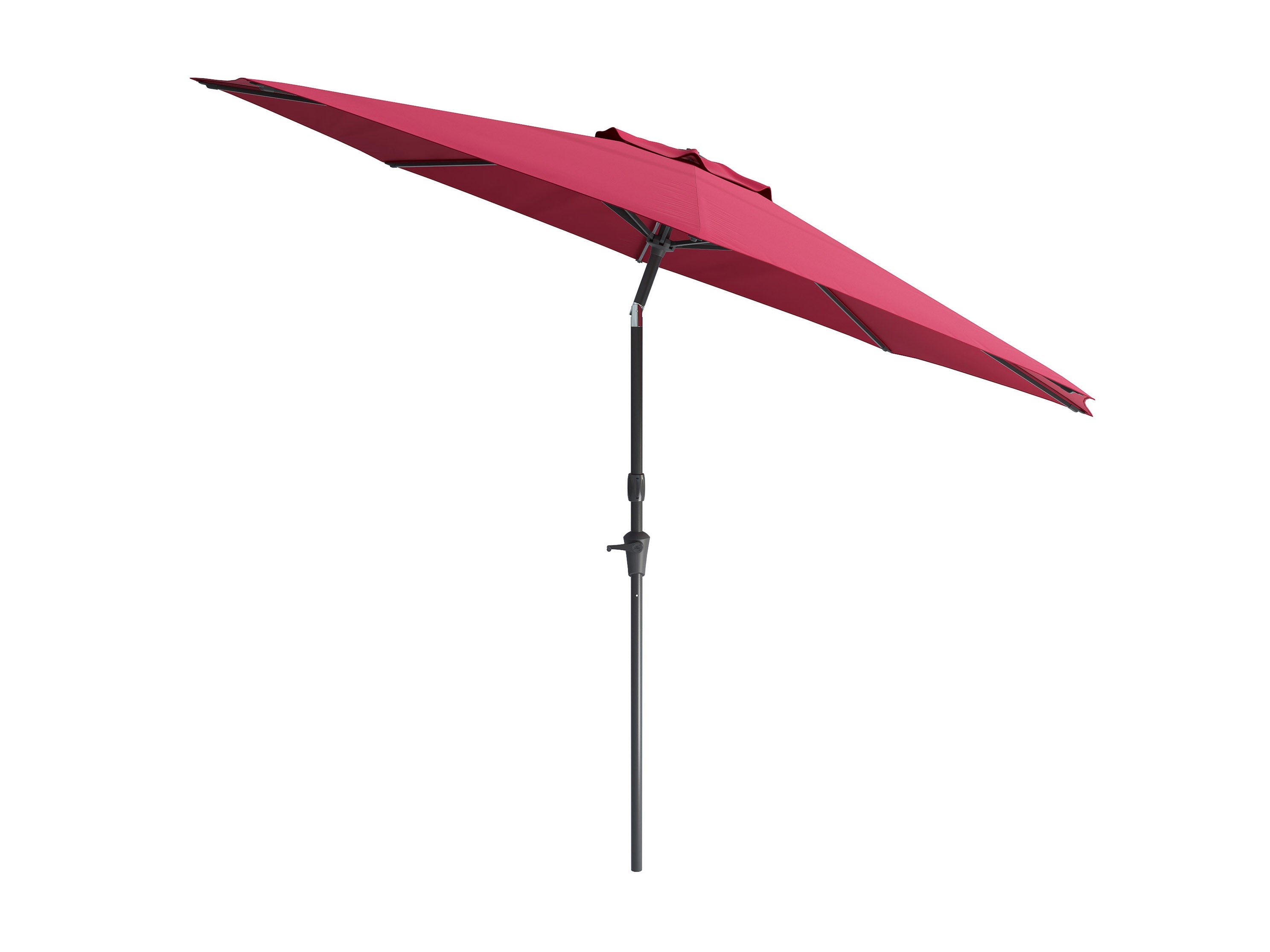 10ft Wind Resistant Wine Red Patio Umbrella - Outdoor Garden, Poolside, and Backyard Shade Solution for Patio Furniture