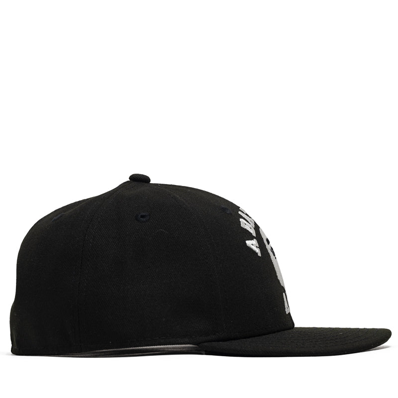 A Bathing Ape x New Era Low Profile 59FIFTY Fitted Hat - Black | BAPE Collaboration Snapback Cap for Streetwear & Hip Hop Fashion