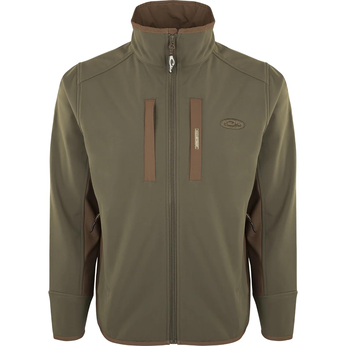 Drake Waterfowl Men's Windproof Waterproof Hunting Jacket - Charcoal Black XXL - Lightweight Insulated Outdoor Coat for Cold Weather Hunting & Fishing