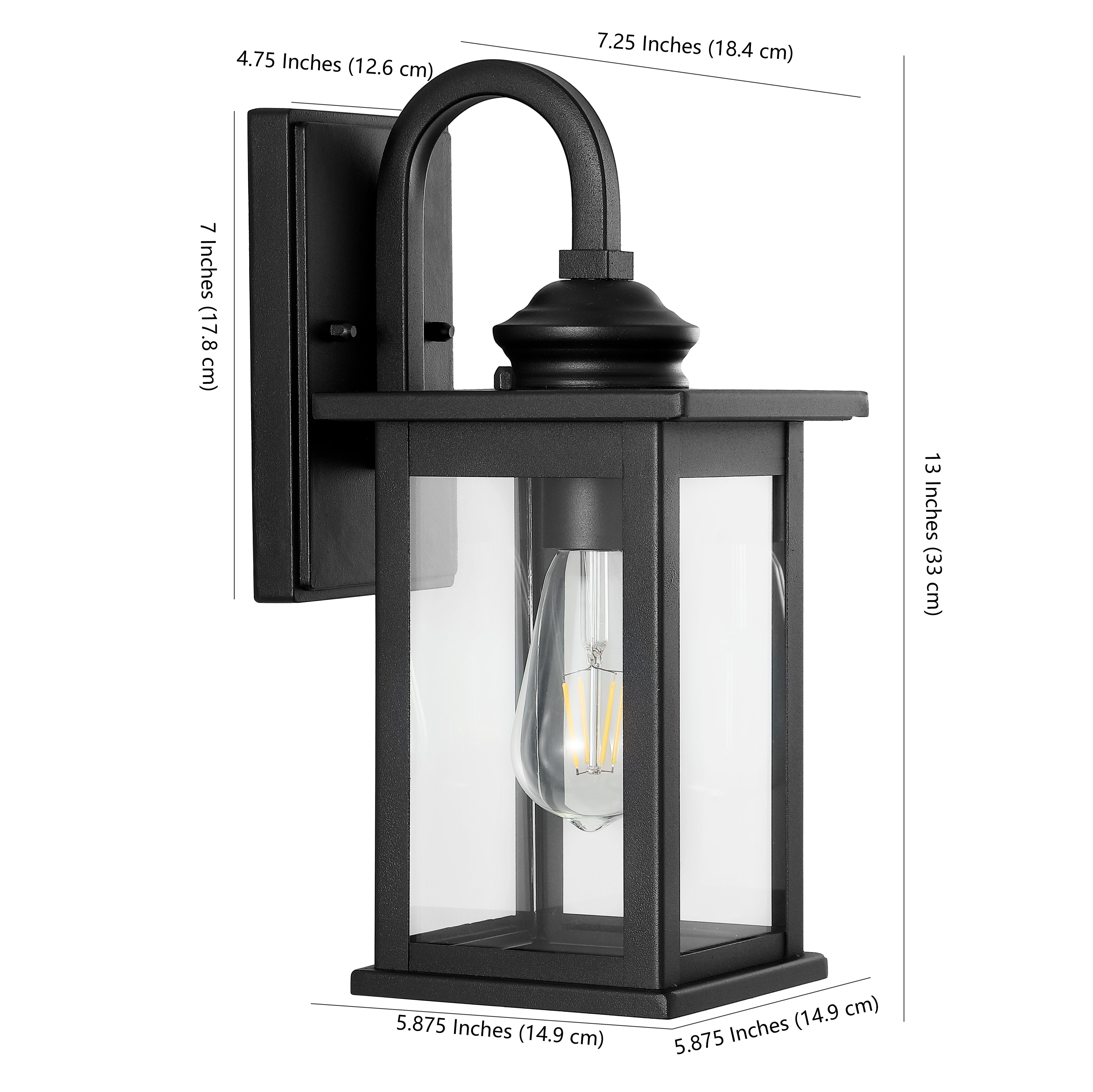 Traditional Modern LED Outdoor Lantern - 5.9