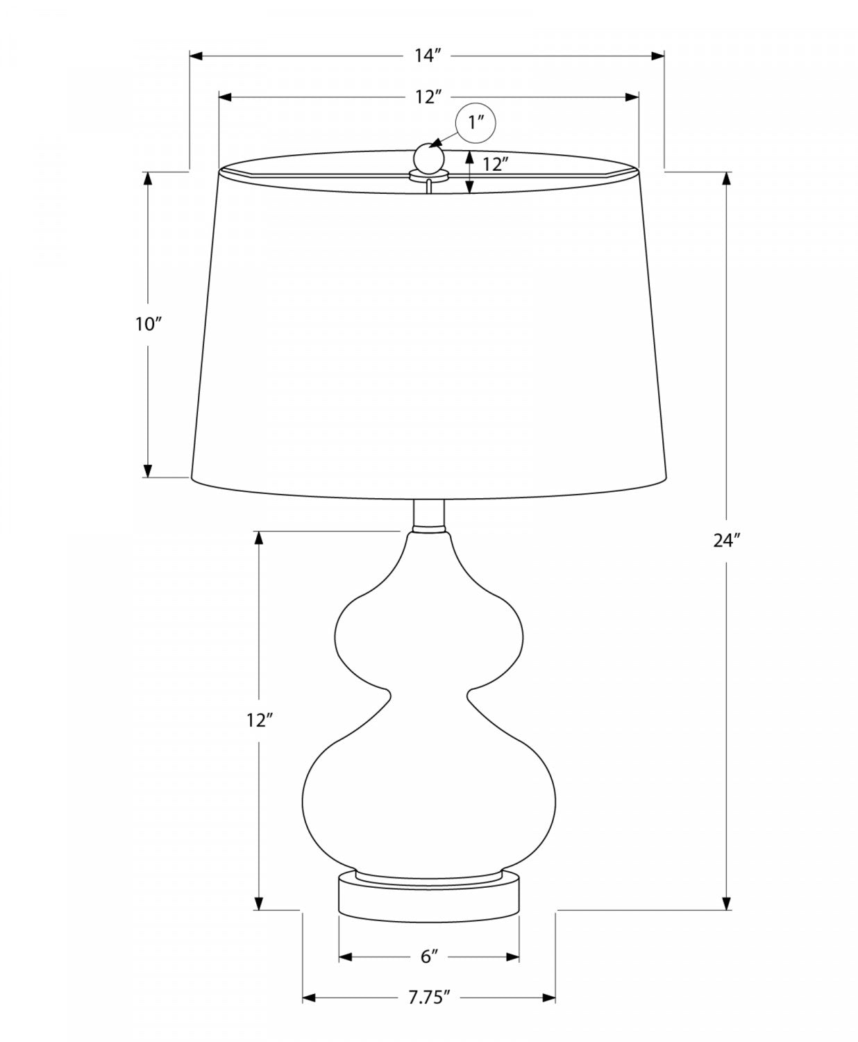 Camden Table Lamp - Green Modern LED Desk Light for Bedroom, Living Room & Office | Energy Efficient Home Decor Lighting