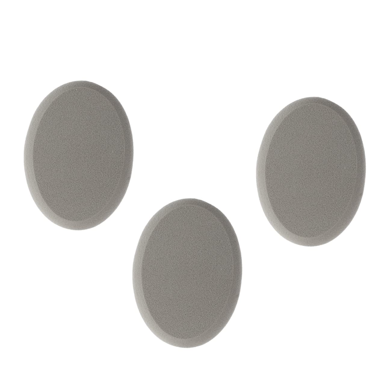Lurrose 3-Pack Oval Makeup Sponges - Soft Beauty Blender for Liquid Foundation, Concealer & Cream Blush - Disposable Cosmetic Puff for Flawless Face Makeup (Great for Travel, Professional Use & Daily Beauty Routine)