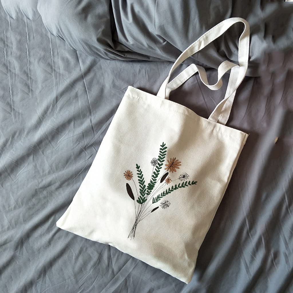 WALNUTA Women's Eco-Friendly Canvas Tote Bag - Reusable Shopping Shoulder Bag for Groceries, Books & Daily Use | Durable Cloth Handbag for Students & Work