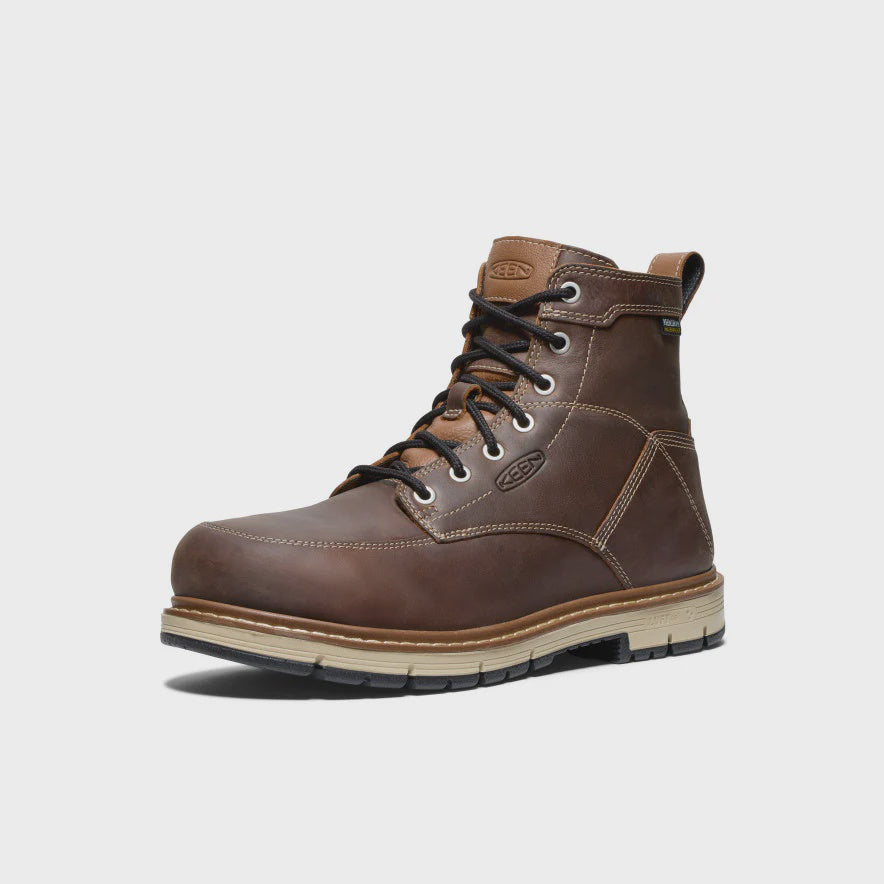 Keen 1029693 San Jose 90° Heel Aluminum Toe Work Boots - Safety Shoes for Construction, Warehouse & Outdoor Work - Slip Resistant & Comfortable for Men