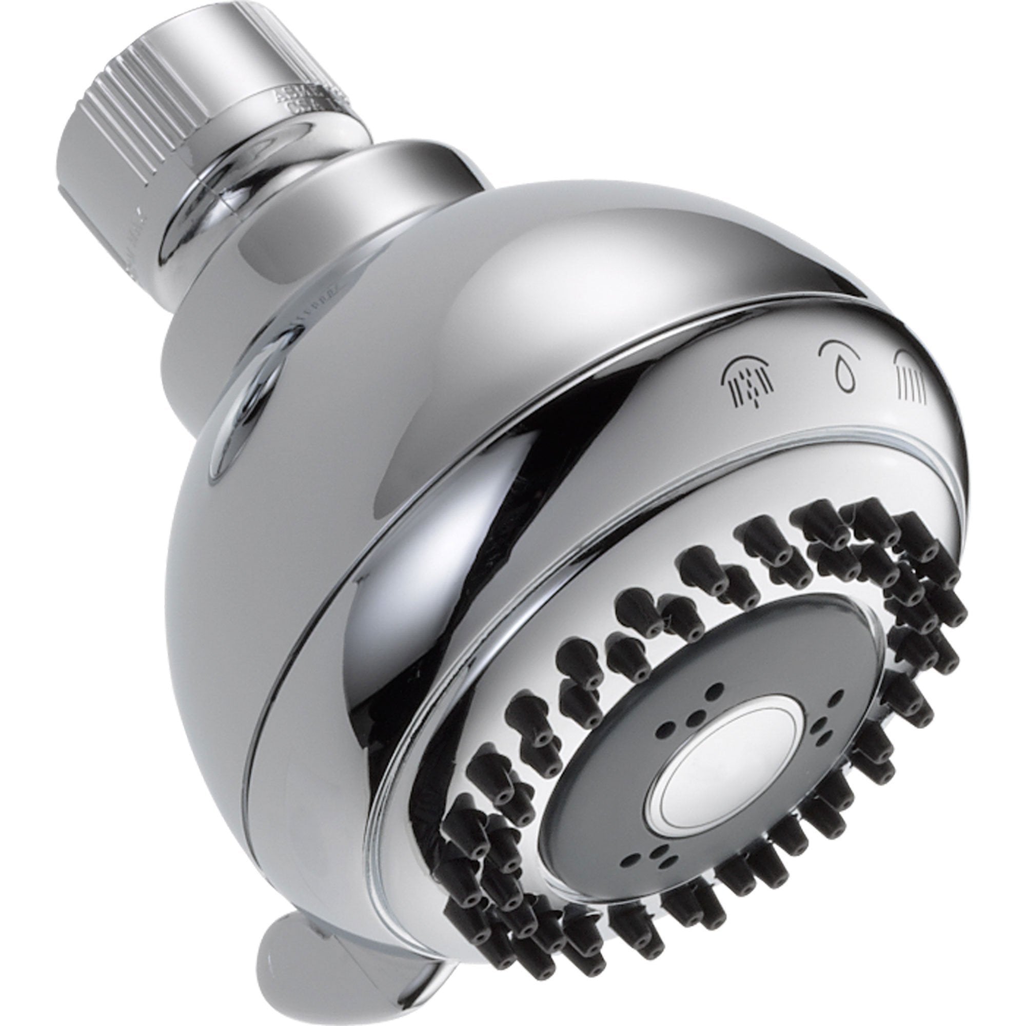 Delta 4-Setting Touch-Clean Shower Head in Chrome - 561115 - High Pressure Rain Shower for Spa-Like Bathroom Experience, Perfect for Relaxation and Water Conservation