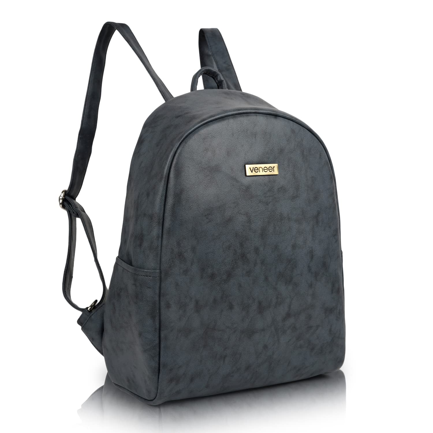 Stylish PU Leather 17L Women's Backpack - Lightweight Travel Laptop Bag for School, College & Office - Perfect for Day Trips, Commuting & Work