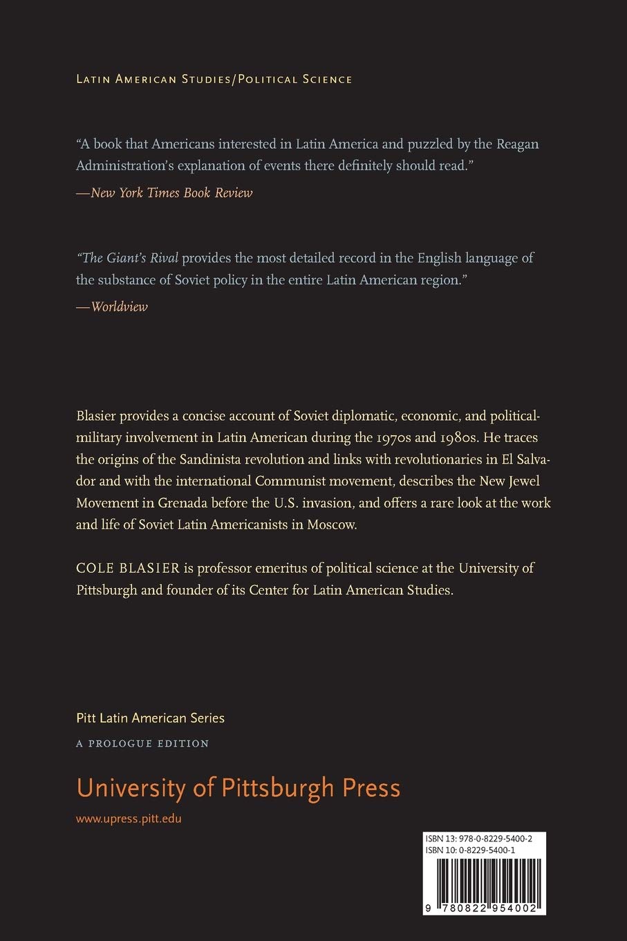 The Giant’s Rival: The USSR and Latin America - Revised Edition | Cold War History Book | Pitt Latin American Series | Perfect for History Students & Researchers