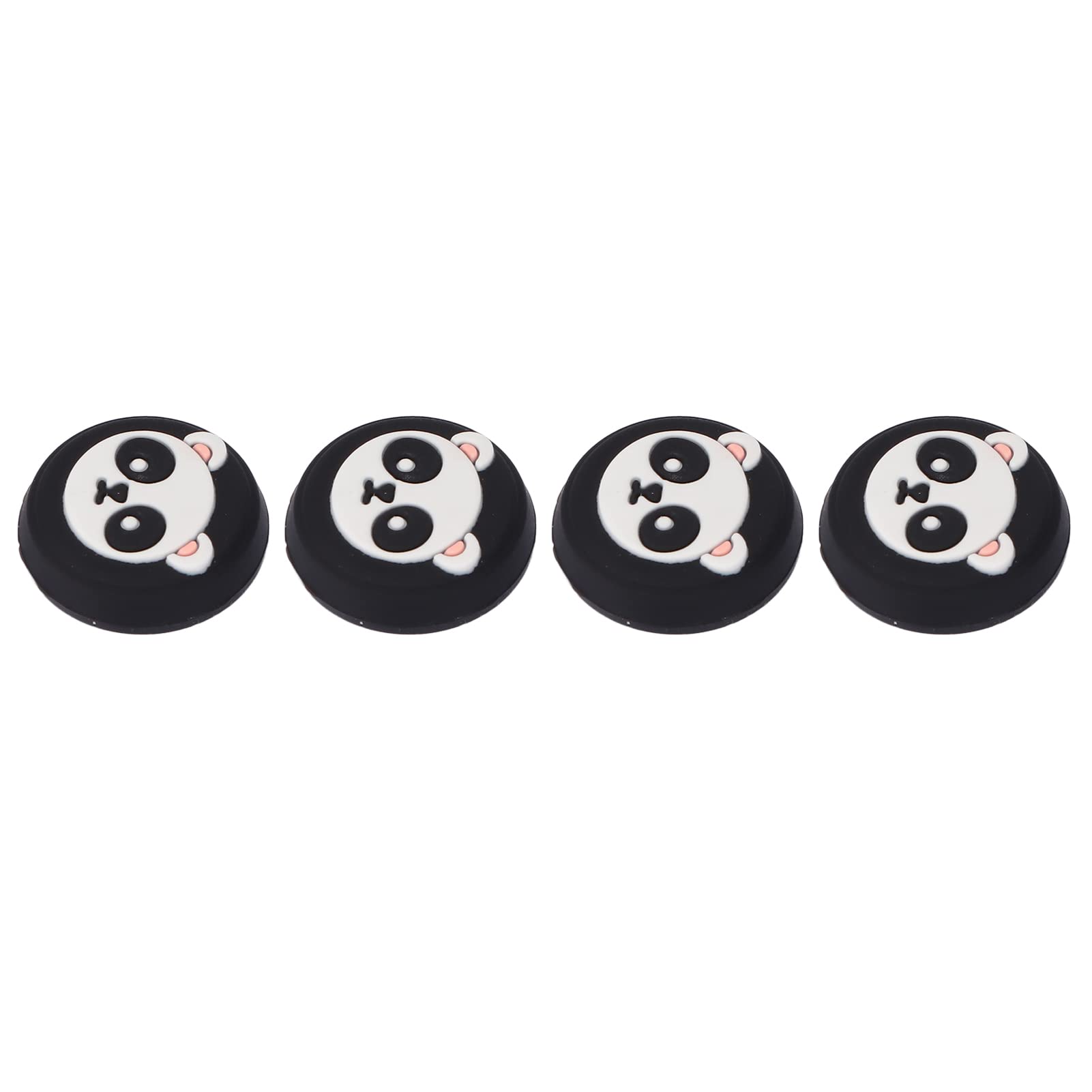 KUIDAMOS Silicone Thumb Grip for PS5 Controller - Panda Themed, Slip-Resistant Joystick Covers for Enhanced Gaming Comfort and Precision