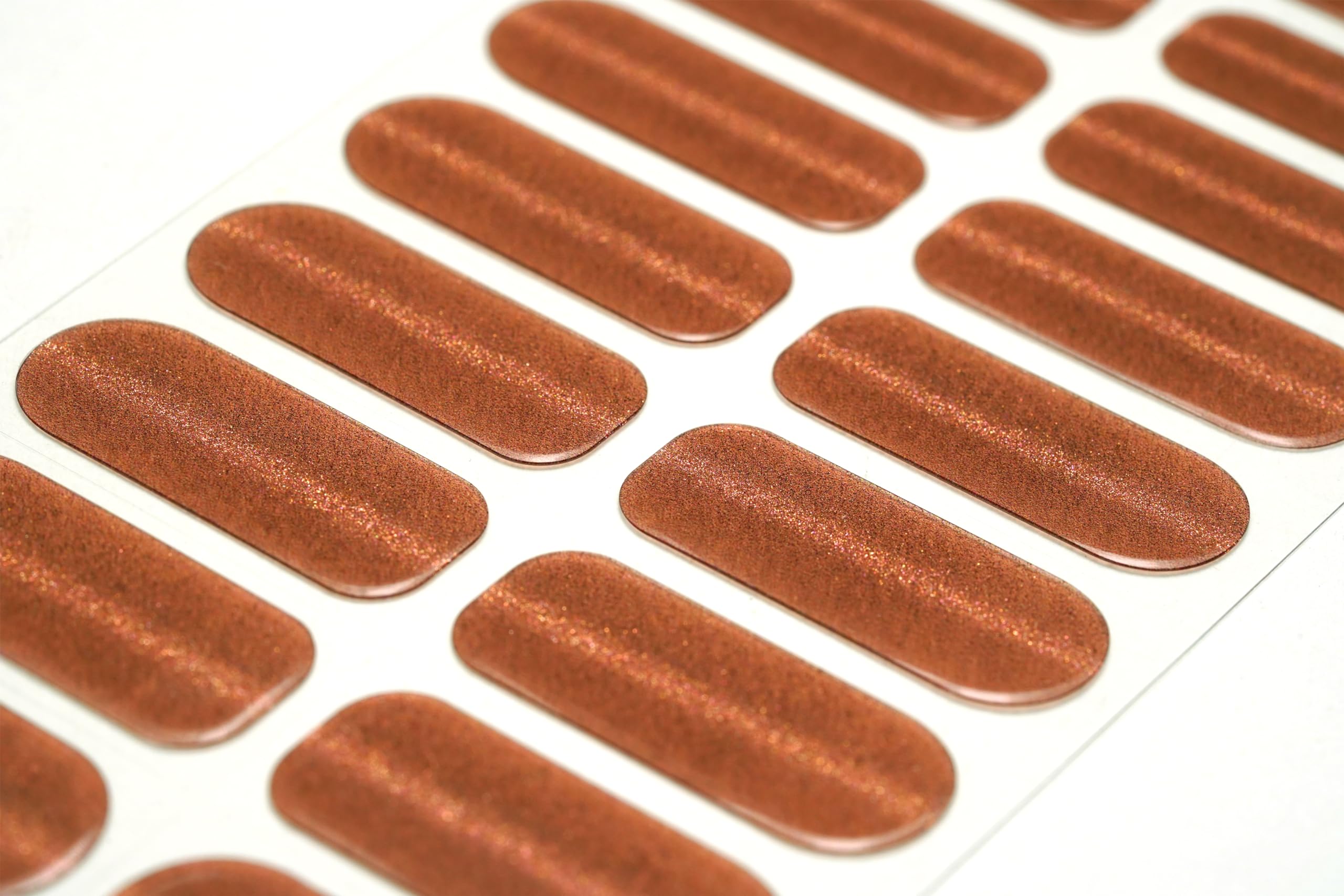 22 Premium Semi-Cured Gel Nail Polish Strips with Application Accessories (Nude Cat-Eye) - Perfect for Home Manicures & Special Occasions