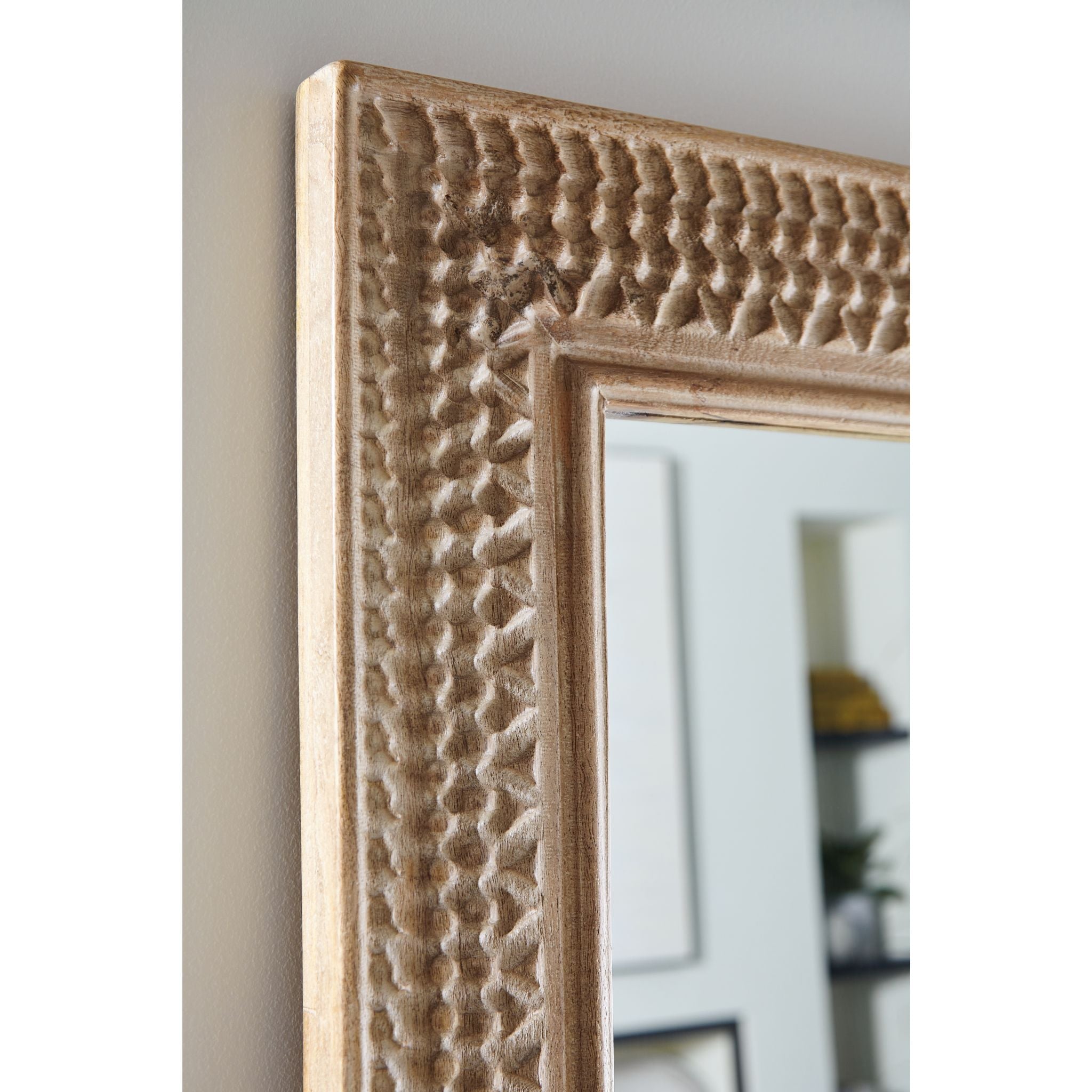 Belenburg Full Length Mirror 42 x 78 Inches - Large Wall Mounted or Freestanding Floor Mirror for Bedroom, Living Room, and Dressing Room Decor