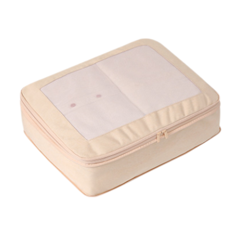 Comfort Travel CC01 Large Compression Packing Cube - Natural | Space-Saving Travel Organizer for Suitcases, Backpacks & Luggage | Perfect for Business Trips, Vacations & Camping